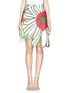 Main View - Click To Enlarge - CHICTOPIA - Illustrated flower patchwork skirt