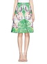 Main View - Click To Enlarge - CHICTOPIA - Painted bunny appliqué flare skirt