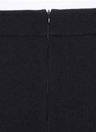 Detail View - Click To Enlarge - ARMANI COLLEZIONI - Wool crepe pencil skirt