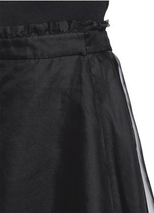 Detail View - Click To Enlarge - ARMANI COLLEZIONI - Flare layer organza skirt
