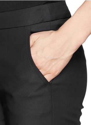 Detail View - Click To Enlarge - ARMANI COLLEZIONI - Roll cuff pants