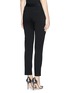 Back View - Click To Enlarge - ARMANI COLLEZIONI - Virgin wool blend stretch waist pants
