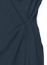 Detail View - Click To Enlarge - ARMANI COLLEZIONI - Milano knit faux wrap dress