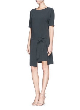 Armani Collezioni - Apron Skirt Wool Dress | Women | Lane Crawford