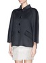 Front View - Click To Enlarge - ARMANI COLLEZIONI - Oversize cashmere coat