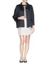 Figure View - Click To Enlarge - ARMANI COLLEZIONI - Oversize cashmere coat