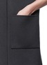 Detail View - Click To Enlarge - ARMANI COLLEZIONI - Collarless cashmere coat