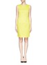 Main View - Click To Enlarge - ARMANI COLLEZIONI - Butterfly cape back sleeveless dress