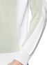 Detail View - Click To Enlarge - ARMANI COLLEZIONI - Colourblock raglan sleeve sweater