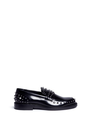 Main View - Click To Enlarge - JIMMY CHOO - 'Don' stud leather loafers