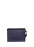 Detail View - Click To Enlarge - JIMMY CHOO - 'Derek' embossed star leather mini zip pouch