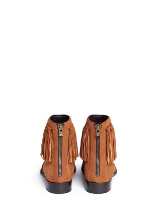 Back View - Click To Enlarge - JIMMY CHOO - 'Eric' fringed suede boots