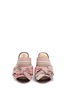 Front View - Click To Enlarge - SAM EDELMAN - 'Yumi' stripe bow mules