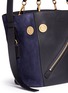  - CHLOÉ - 'Myer' small suede and leather double carry bag