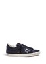 Main View - Click To Enlarge - GOLDEN GOOSE - 'Superstar' star patch corded sneakers