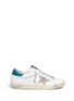 Main View - Click To Enlarge - GOLDEN GOOSE - 'Superstar' star patch smudged leather sneakers