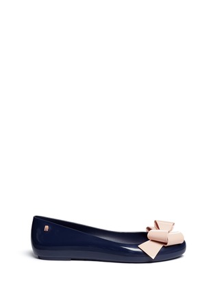 Main View - Click To Enlarge - MELISSA - 'Space Love IV' bow PVC flats