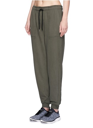 Front View - Click To Enlarge - IVY PARK - Cotton French terry sweatpants