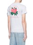 Back View - Click To Enlarge - BEDWIN & THE HEARTBREAKERS - 'Ralph' rose print T-shirt
