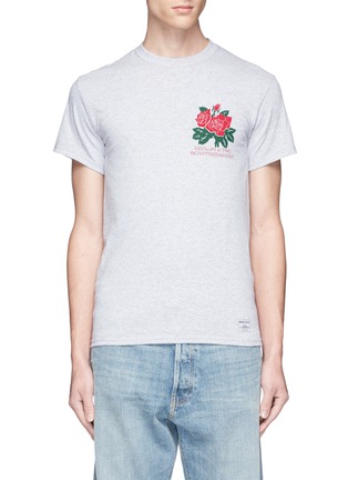 Main View - Click To Enlarge - BEDWIN & THE HEARTBREAKERS - 'Ralph' rose print T-shirt