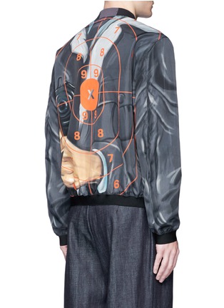 Back View - Click To Enlarge - CHRISTOPHER KANE - Target print bomber jacket