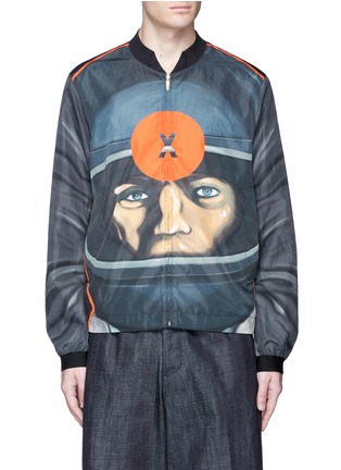 Main View - Click To Enlarge - CHRISTOPHER KANE - Target print bomber jacket