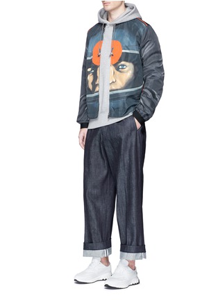 Figure View - Click To Enlarge - CHRISTOPHER KANE - Target print bomber jacket