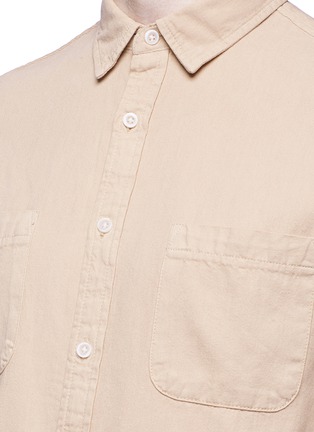Detail View - Click To Enlarge - TOPMAN - Stone wash cotton shirt