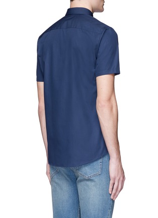 Back View - Click To Enlarge - TOPMAN - Short sleeve poplin shirt