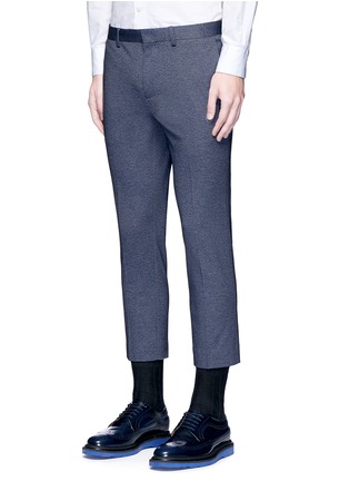 Front View - Click To Enlarge - TOPMAN - Skinny fit cropped pants