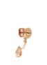 Detail View - Click To Enlarge - MESSIKA - 'My Twin' detachable diamond 18k rose gold earrings