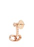Detail View - Click To Enlarge - MESSIKA - 'Move Uno' detachable diamond 18k rose gold earrings