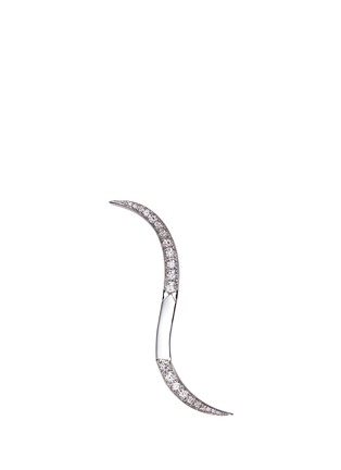Main View - Click To Enlarge - MESSIKA - 'Daisy Rock' diamond 18k gold detachable single earring