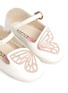 Detail View - Click To Enlarge - SOPHIA WEBSTER - 'Bibi Butterfly Baby' embroidered leather infant Mary Jane flats