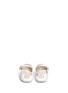 Figure View - Click To Enlarge - SOPHIA WEBSTER - 'Bibi Butterfly Baby' embroidered leather infant Mary Jane flats