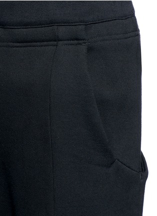 Detail View - Click To Enlarge - THE VIRIDI-ANNE - Fleece lined cotton jogging pants