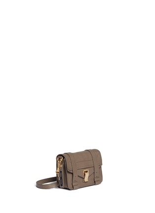 Front View - Click To Enlarge - PROENZA SCHOULER - 'PS1' mini leather crossbody satchel
