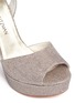 Detail View - Click To Enlarge - STUART WEITZMAN - 'Sashay' glitter mesh platform sandals