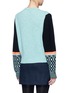 Back View - Click To Enlarge - TOGA ARCHIVES - Colourblock geometric intarsia wool blend sweater