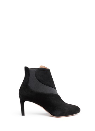 Main View - Click To Enlarge - ALAÏA - Wavy side gores suede ankle boots