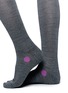 Detail View - Click To Enlarge - HANSEL FROM BASEL - 'Dot Support Thigh Hi' socks