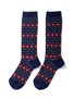 Main View - Click To Enlarge - HANSEL FROM BASEL - Diamond calf-length socks