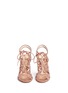 Figure View - Click To Enlarge - GIANVITO ROSSI - 'Adria' mesh trim cutout suede sandals