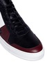 Detail View - Click To Enlarge - FACTO - 'Vesta' colourblock mid top leather sneakers