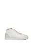 Main View - Click To Enlarge - FACTO - 'Mars' mid top croc embossed leather sneakers