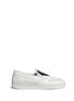 Main View - Click To Enlarge - FACTO - 'Aurora' contrast leather skate slip-ons