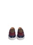 Front View - Click To Enlarge - FACTO - 'Aurora' colourblock leather skate slip-ons