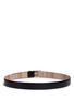 Back View - Click To Enlarge - PAUL SMITH - Stripe interior leather belt