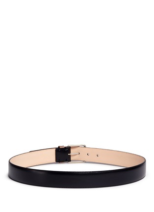 Back View - Click To Enlarge - PAUL SMITH - Stripe loop leather belt
