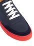 Detail View - Click To Enlarge - HARRYS OF LONDON - 'Mr Jones 2' suede trim tech leather sneakers